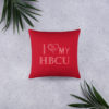 HBCU Red Basic Pillow