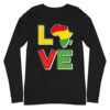 Black History Love Unisex Long Sleeve Tee
